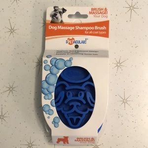 FREE w/$30 | Silicone Massage Shampoo Dog Brush